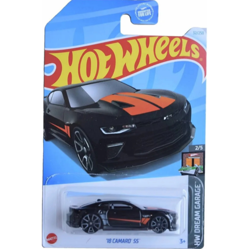 HOT WHEELS - HW DREAM GARAGE - 18 CAMARO 55 (32/250) - (HALF CARD)