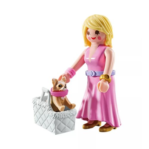 PLAYMOBIL - CHICA CON CHIHUAHUA