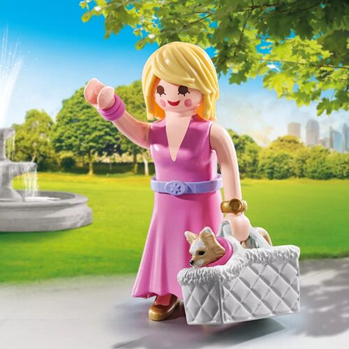 PLAYMOBIL - CHICA CON CHIHUAHUA