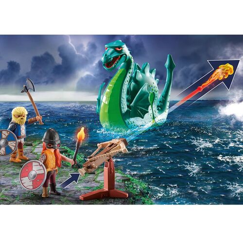 PLAYMOBIL - VIKINGOS CON MONSTRUO MARINO