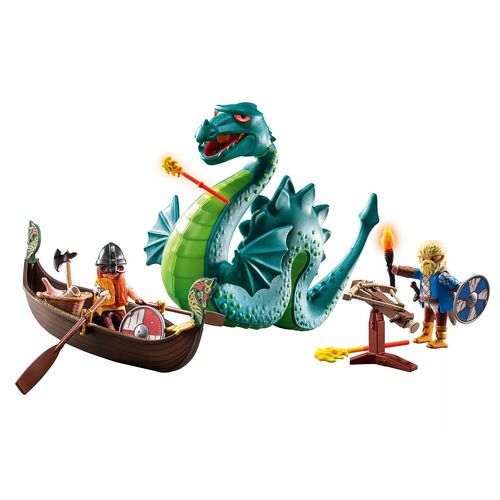 PLAYMOBIL - VIKINGOS CON MONSTRUO MARINO