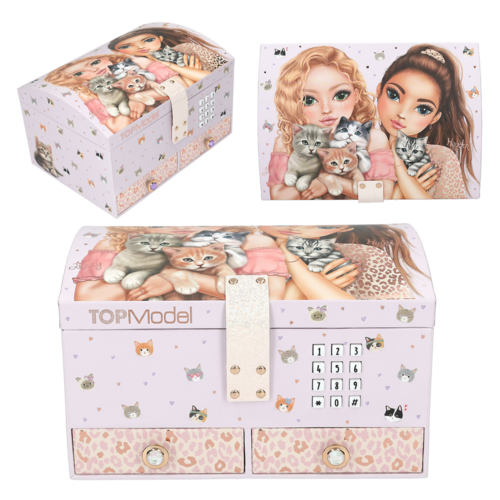 TOP MODEL - JOYERO GRANDE CON CÓDIGO Y SONIDO CAT LOVE
