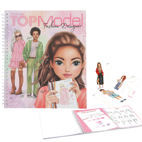 TOP MODEL - CUADERNO PARA COLOREAR