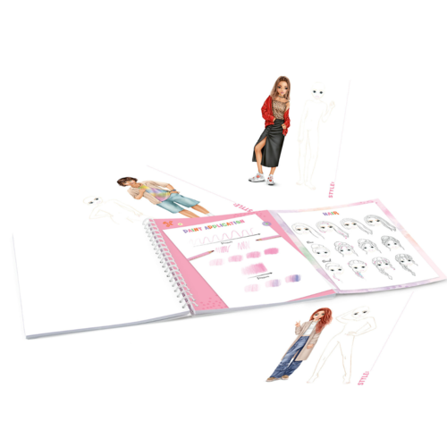 TOP MODEL - CUADERNO PARA COLOREAR