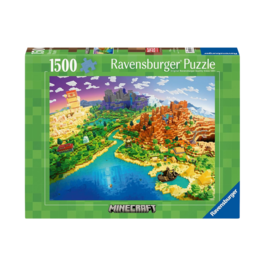 RAVENSBURGER PUZLE MUNDO DE MINECRAFT 1500 PIEZAS