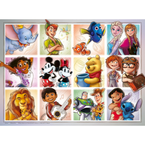 RAVENSBURGER PUZLE CLÁSICOS DISNEY 100 PIEZAS XXL