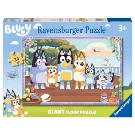 RAVENSBURGER PUZLE GIGANTE DE SUELO CON BLUEY 24 PIEZAS