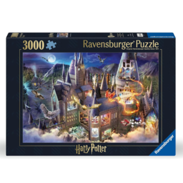 RAVENSBURGER PUZLE HARRY POTTER CASTILLO HOGWARTS 3000 PIEZAS
