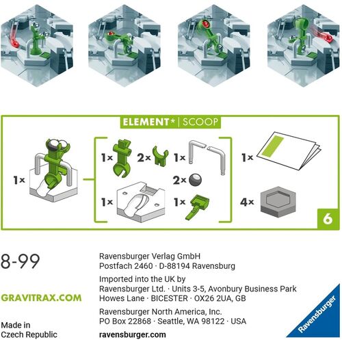 RAVENSBURGER GRAVITRAX - CASCADA (SCOOP)