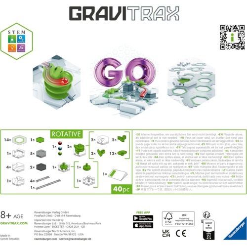 RAVENSBURGER GRAVITRAX - GO: ROTATIVE