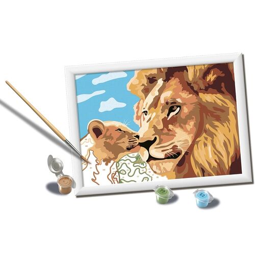 RAVENSBURGER CREART - LEÓN Y CACHORRO