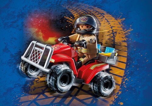 QUAD DE RESCATE DE INCENDIOS DE PLAYMOBIL