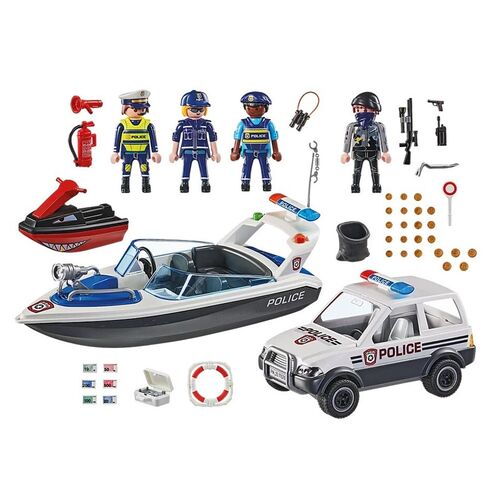 PLAYMOBIL - PERSECUCIÓN POLICIAL EN EL AGUA
