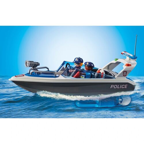 PLAYMOBIL - PERSECUCIÓN POLICIAL EN EL AGUA
