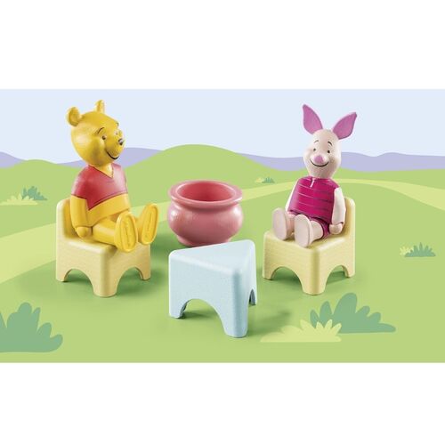 PLAYMOBIL 1.2.3 & DISNEY - WINNIE THE POOH Y PIGLET EN LA CASA DEL ÁRBOL