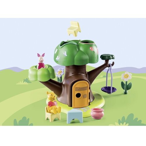 PLAYMOBIL 1.2.3 & DISNEY - WINNIE THE POOH Y PIGLET EN LA CASA DEL ÁRBOL