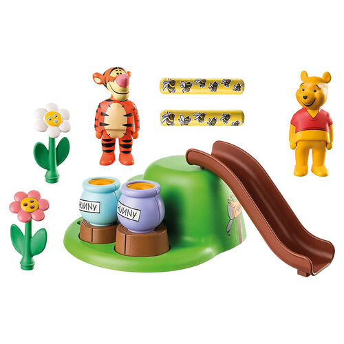 PLAYMOBIL 1.2.3 & DISNEY - EL JARDÍN DE LAS ABEJAS DE WINNIE THE POOH Y TIGGER