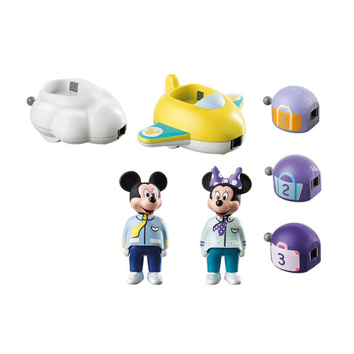 PLAYMOBIL 1.2.3 & DISNEY - TREN NUBE DE MICKEY Y MINNIE
