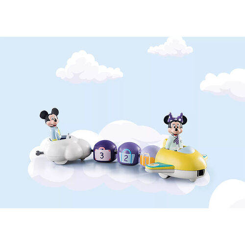 PLAYMOBIL 1.2.3 & DISNEY - TREN NUBE DE MICKEY Y MINNIE