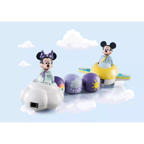 PLAYMOBIL 1.2.3 & DISNEY - TREN NUBE DE MICKEY Y MINNIE