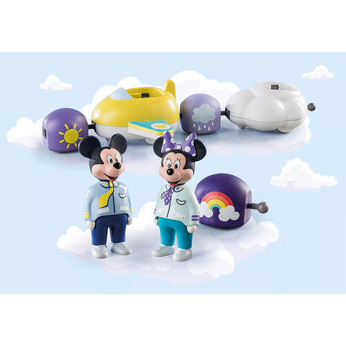 PLAYMOBIL 1.2.3 & DISNEY - TREN NUBE DE MICKEY Y MINNIE