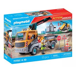 PLAYMOBIL - CAMIÓN DE CONSTRUCCIÓN CON GRÚA