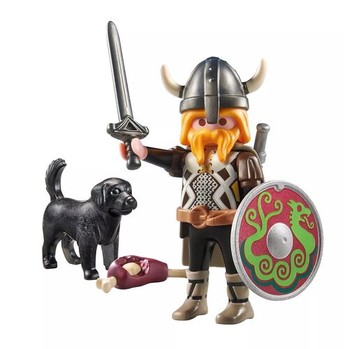 PLAYMOBIL - VIKINGO CON PERRO GUARDIÁN