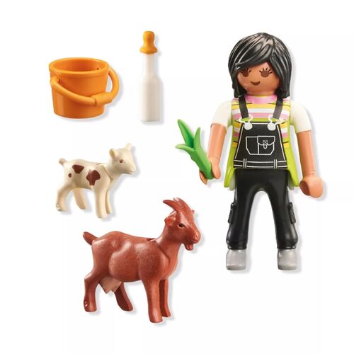 PLAYMOBIL - MUJER CON CABRAS