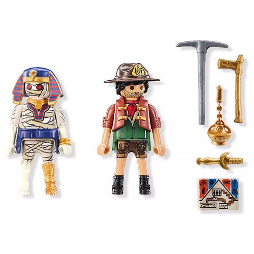 PLAYMOBIL DUO PACK - CAZADOR DEL TESORO Y MOMIA