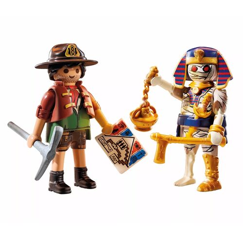 PLAYMOBIL DUO PACK - CAZADOR DEL TESORO Y MOMIA