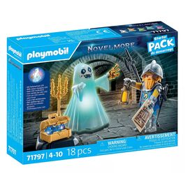 PLAYMOBIL NOVELMORE - STARTER PACK FANTASMA Y CABALLERO