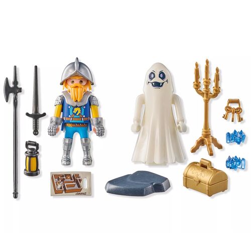 PLAYMOBIL NOVELMORE - STARTER PACK FANTASMA Y CABALLERO