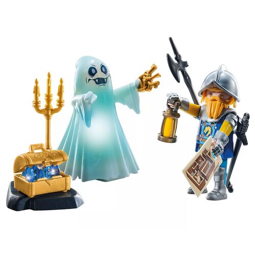 PLAYMOBIL NOVELMORE - STARTER PACK FANTASMA Y CABALLERO