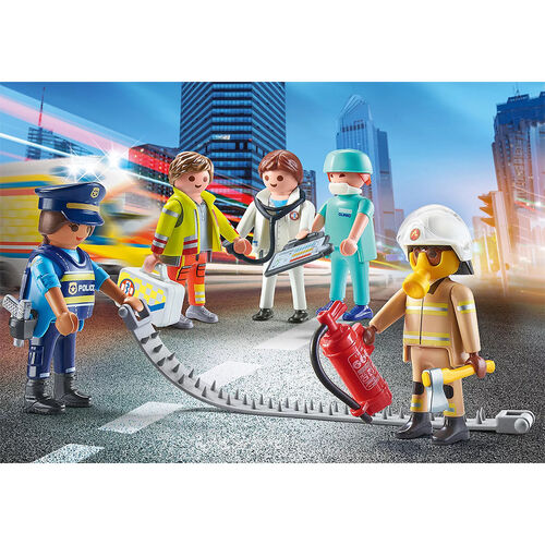 PLAYMOBIL MY FIGURES - EQUIPO DE RESCATE