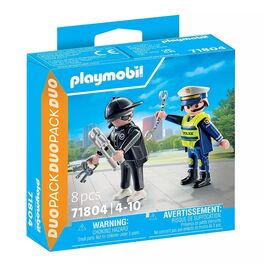 PLAYMOBIL DUO PACK - POLICÍA Y LADRÓN