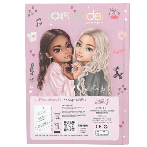 TOP MODEL - DIARIO CON CÓDIGO SECRETO MY BFF