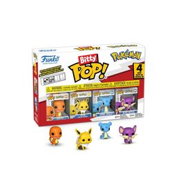 FUNKO BITTY POP! POKÉMON – CHARMANDER, JOLTEON, LAPRAS Y RATTATA