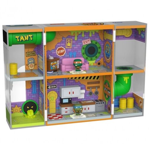 FUNKO BITTY POP! BOX: LAS TORTUGAS NINJA - GUARIDA DE LAS ALCANTARILLAS