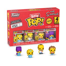 FUNKO BITTY POP! LOS SIMPSON - MAGGIE SIMPSON, HOMER SIMPSON, BARNEY GUMBLE, BARTMAN