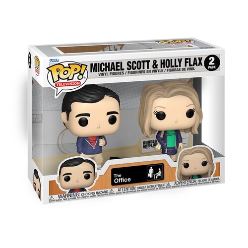 FUNKO POP! THE OFFICE – MICHAEL SCOTT Y HOLLY FLAX (PICNIC DE EMPRESA) 2 PACK