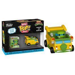 FUNKO BITTY POP! RIDES: LAS TORTUGAS NINJA - LEONARDO CON TURTLE VAN