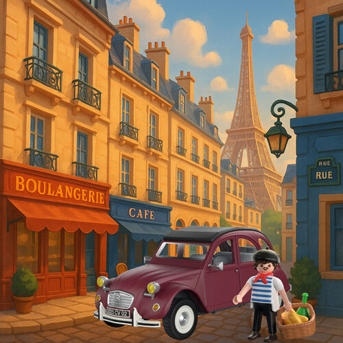 PLAYMOBIL CITROËN 2CV GRANATE EXCLUSIVO