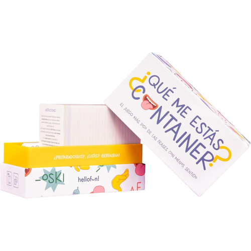 HELLO FUN - JUEGO DE MESA ¿QUÉ ME ESTÁS CONTAINER?