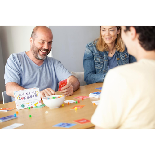 HELLO FUN - JUEGO DE MESA ¿QUÉ ME ESTÁS CONTAINER?