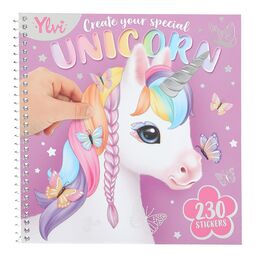 TOP MODEL CUADERNO ESPECIAL DE PEGATINAS DRESS ME UP YLVI