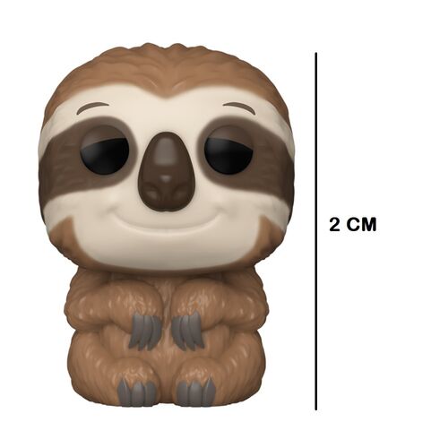 FUNKO BITTY POP! ACCESORIOS - PACK DE PEREZOSO Y 3 PROTECTORES DE PIN