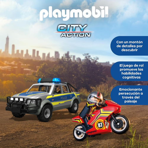 PLAYMOBIL - PICK UP PERSECUCIÓN POLICIAL