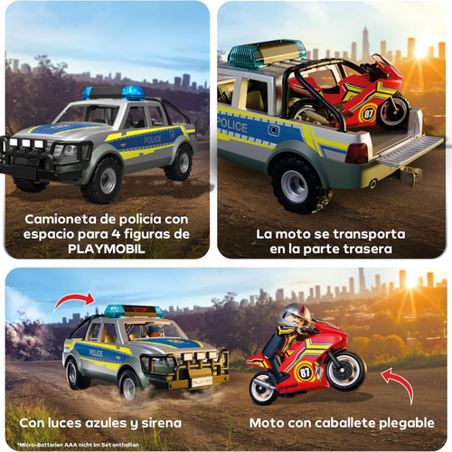 PLAYMOBIL - PICK UP PERSECUCIÓN POLICIAL