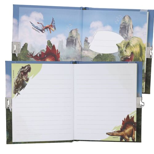 TOP MODEL - DIARIO CON CANDADO DINO WORLD