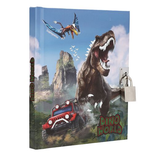 TOP MODEL - DIARIO CON CANDADO DINO WORLD